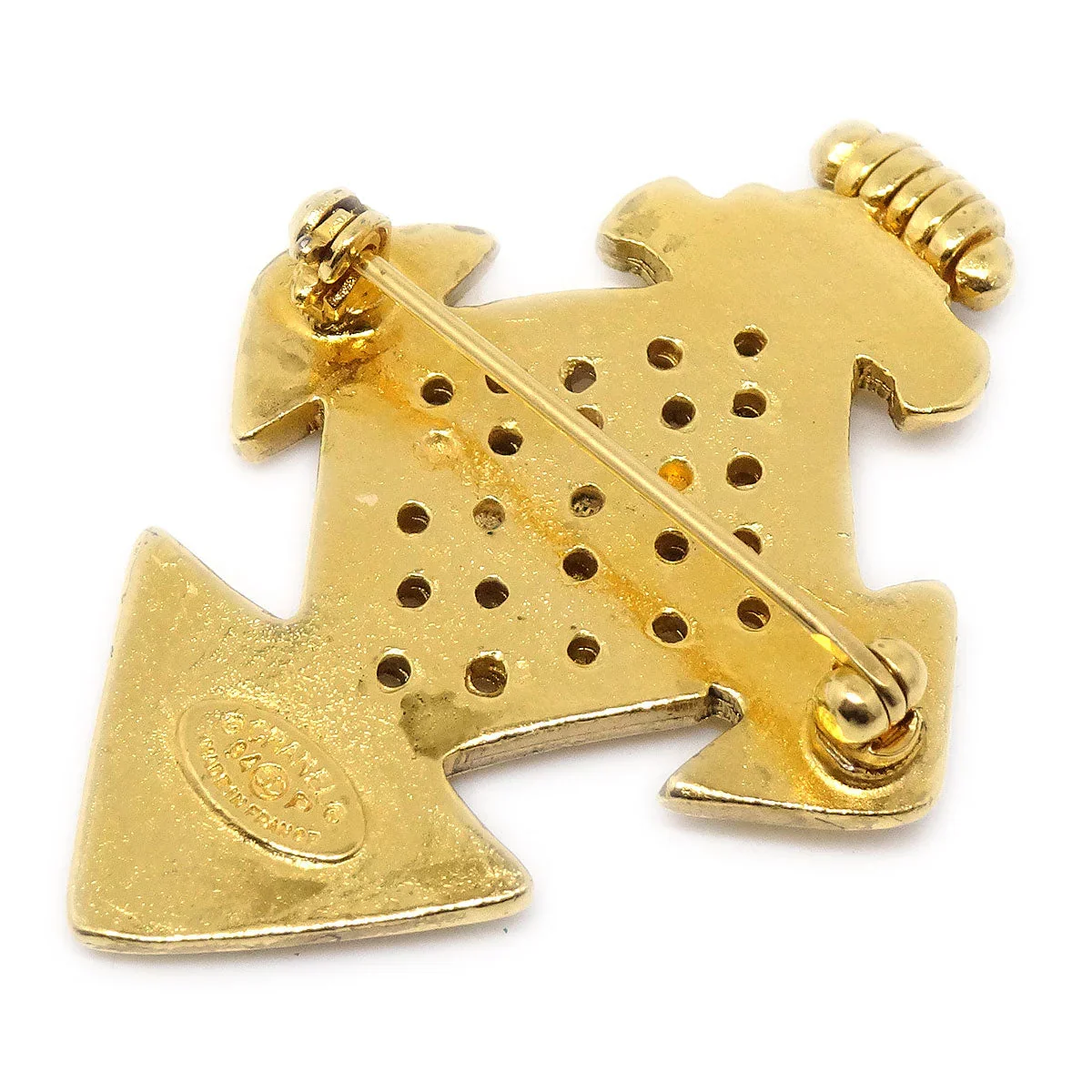 CHANEL 1994 Brooch Pin Gold - Image 3