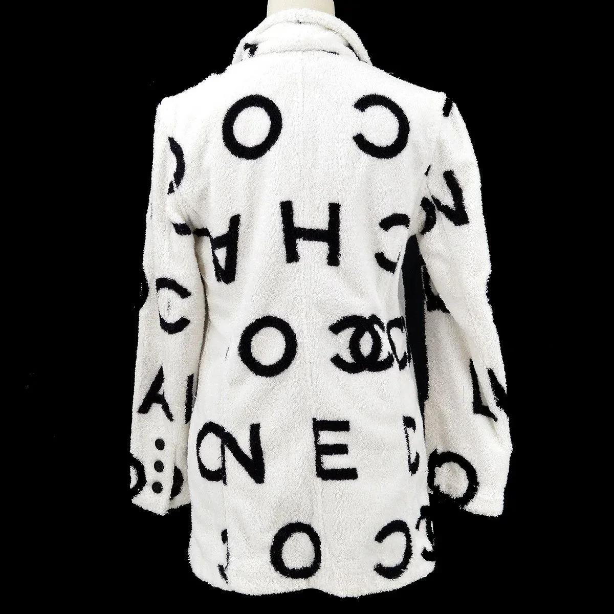Chanel * Cruise 1993 Spring logo print double breasted jacket - Image 3