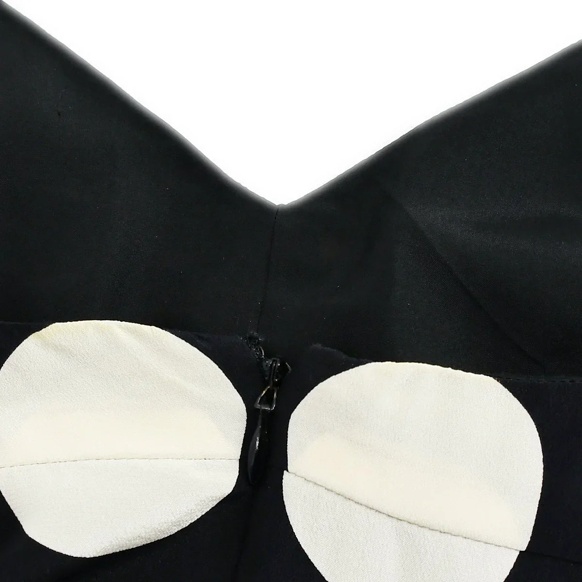 Chanel Spring 1997 Runway polka-dot ruffled silk dress #38 - Image 5