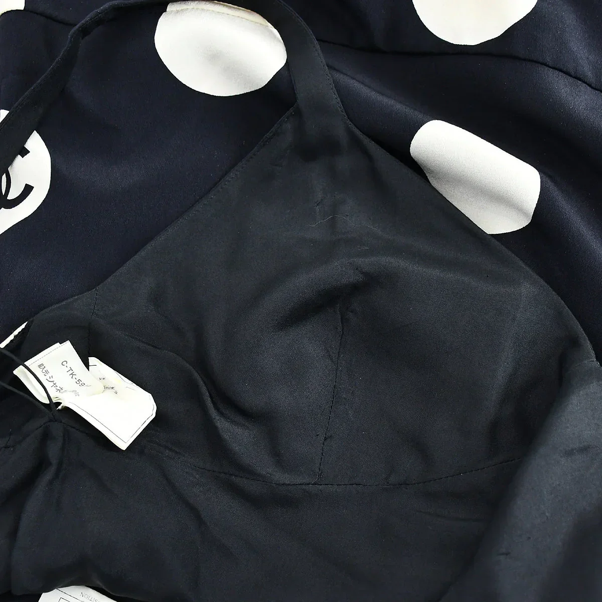 Chanel Spring 1997 Runway polka-dot ruffled silk dress #38 - Image 7