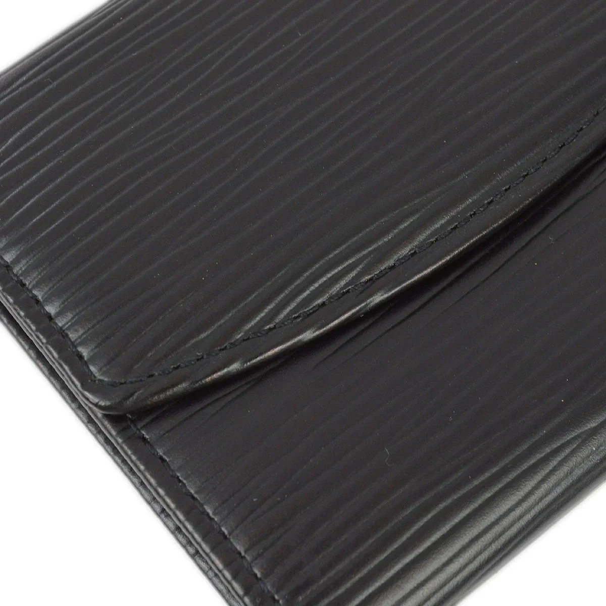 Louis Vuitton 1998 Black Epi Porte Monnaie Simple Coin Purse Wallet M63412 - Image 3