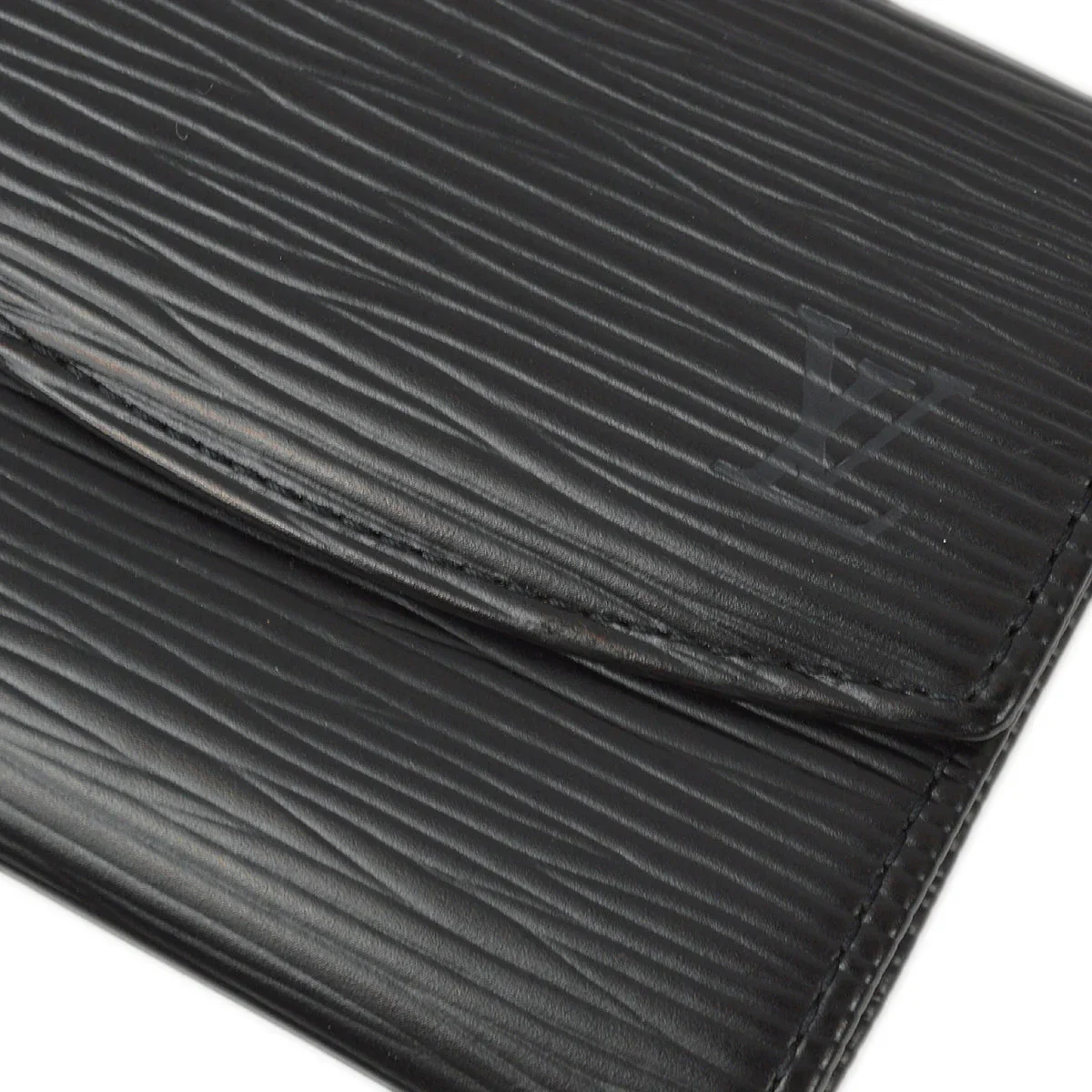 Louis Vuitton 1998 Black Epi Porte Monnaie Simple Coin Purse Wallet M63412 - Image 4