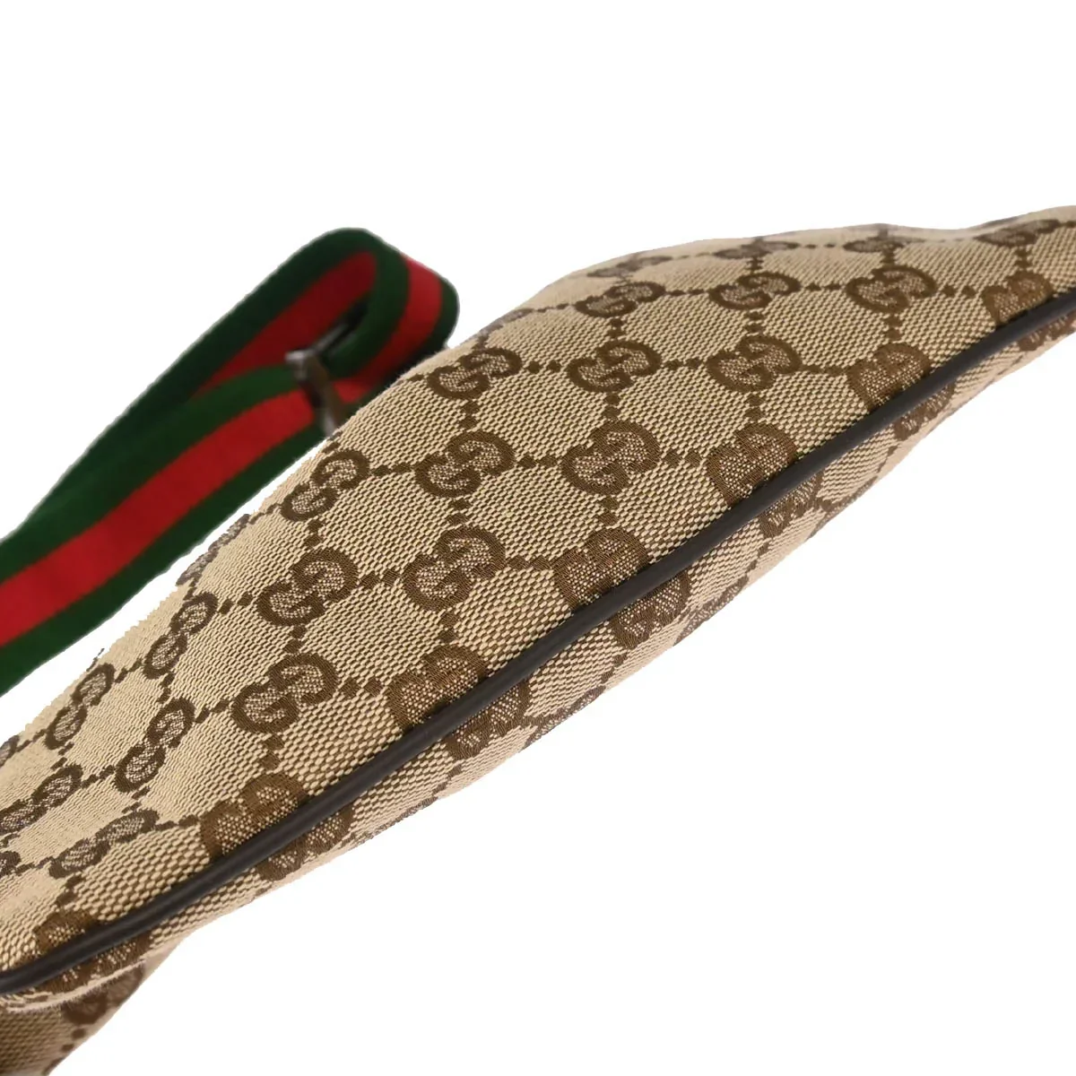 Gucci Brown Canvas GG Shoulder Bag - Image 8