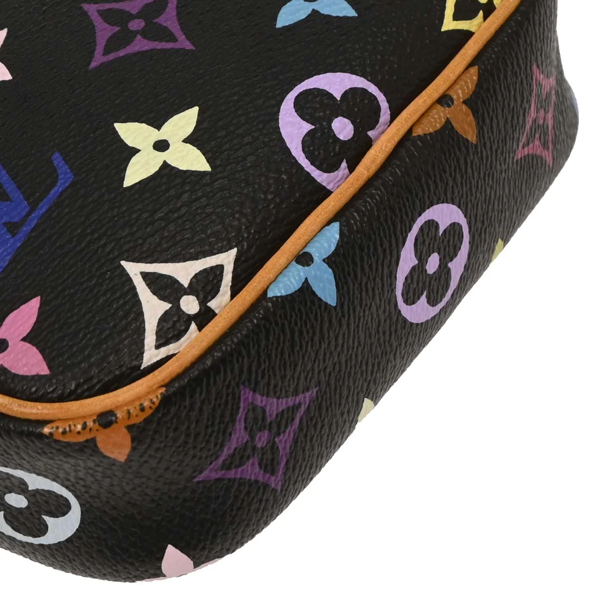 Louis Vuitton 2005 Black Monogram Multicolor Rift Shoulder Bag M40056 - Image 3