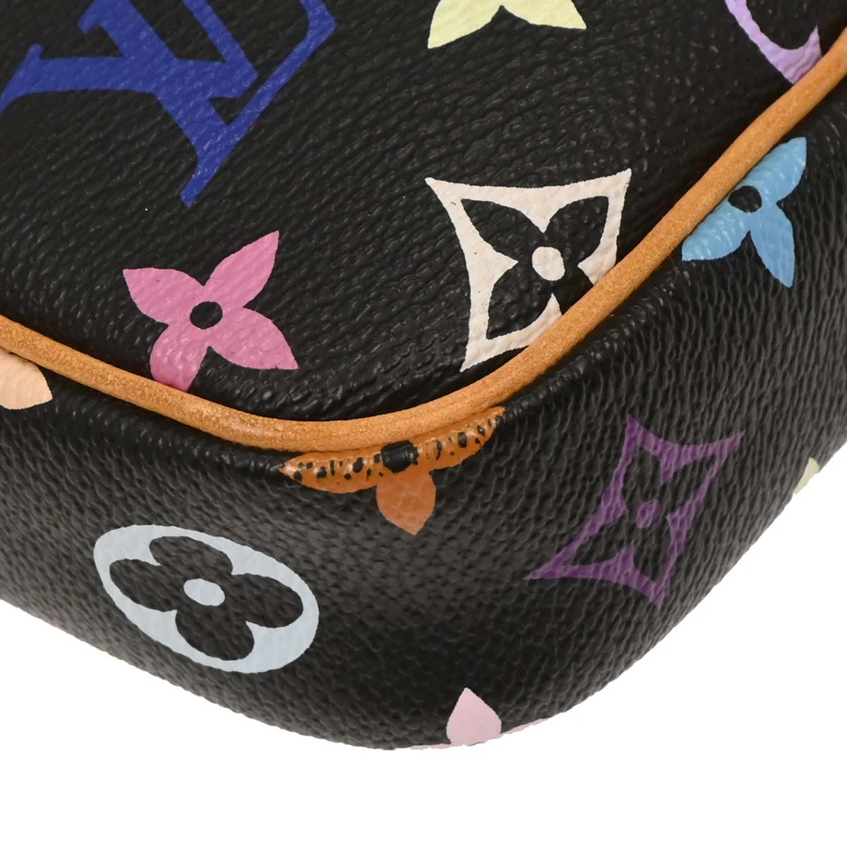 Louis Vuitton 2005 Black Monogram Multicolor Rift Shoulder Bag M40056 - Image 4