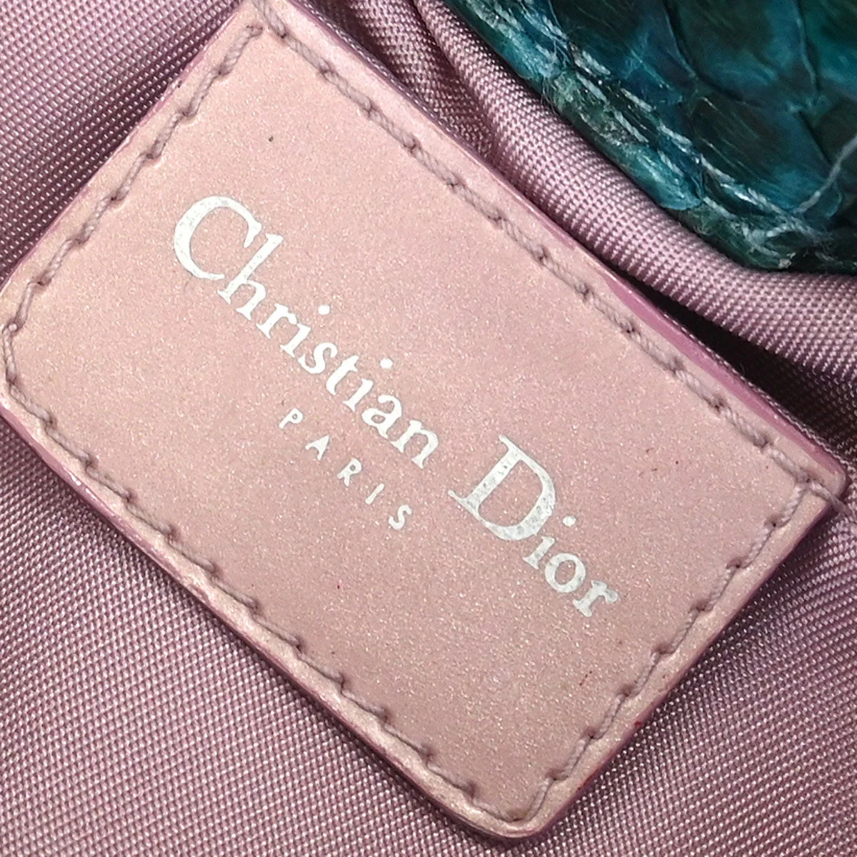 Christian Dior * 2000 Python Malice Handbag - Image 9