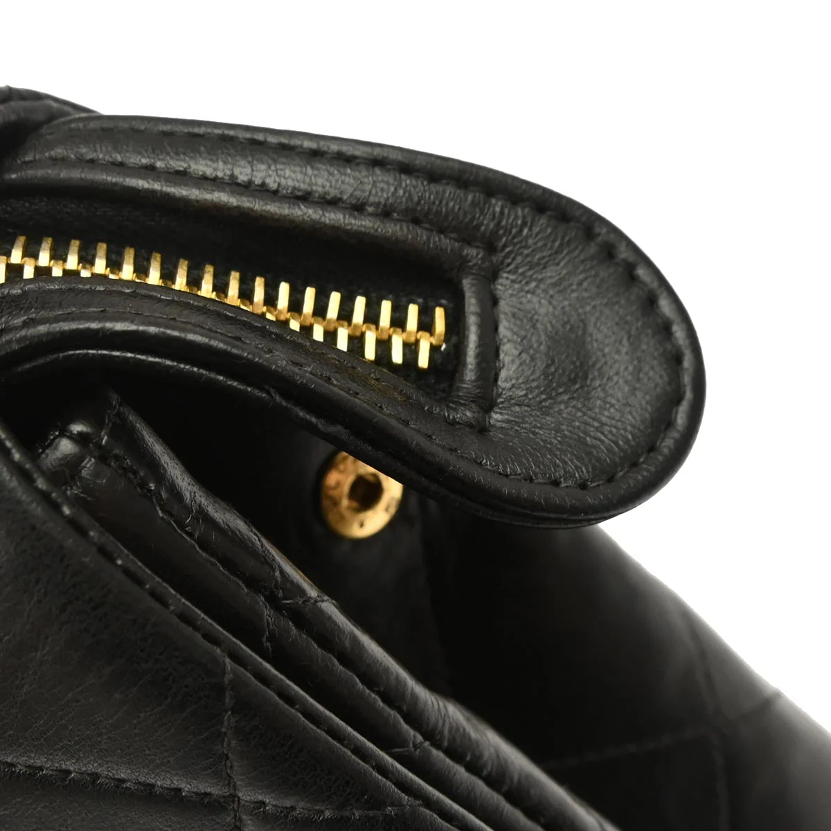 Chanel 1994-1996 Black Lambskin Backpack - Image 11