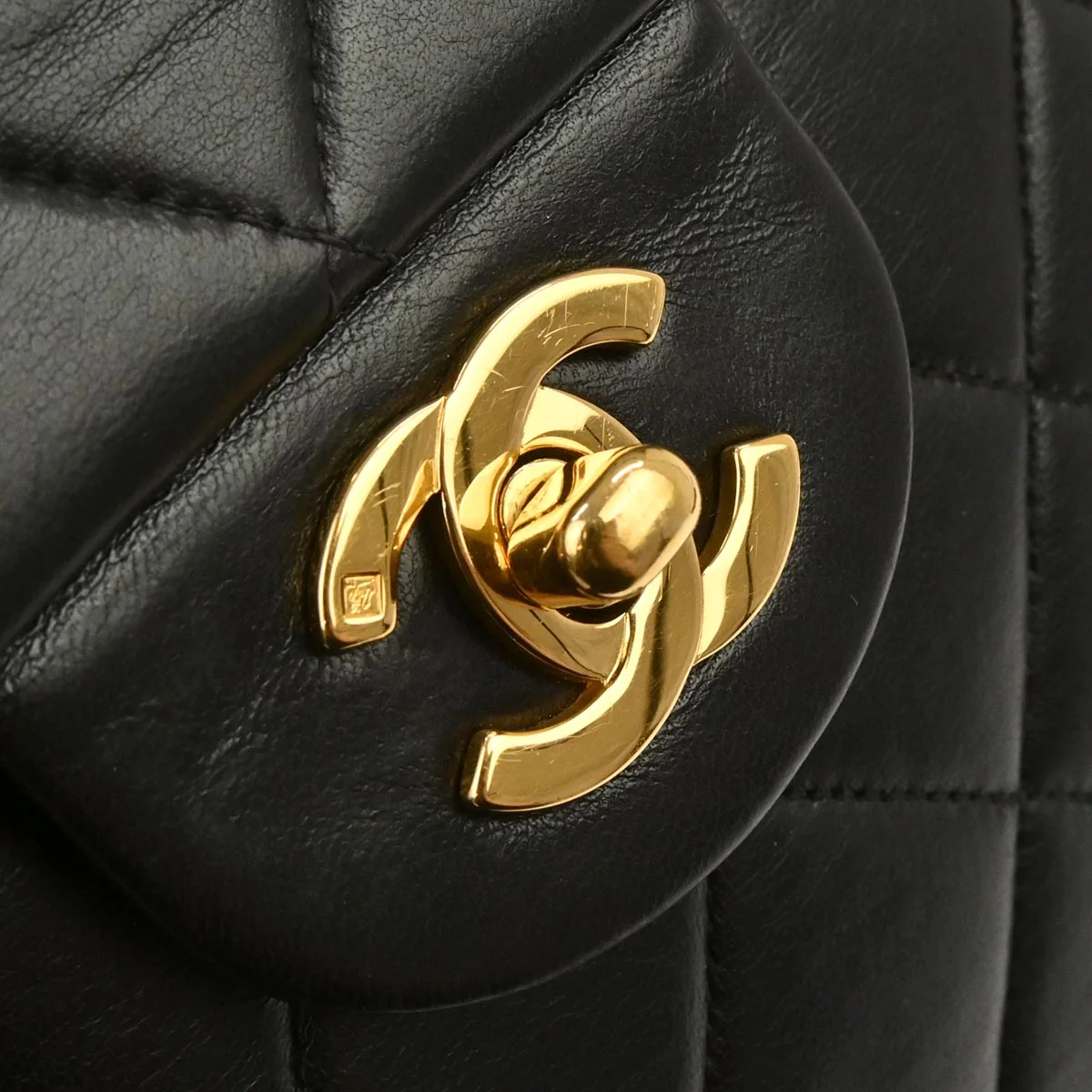 Chanel 1994-1996 Black Lambskin Backpack - Image 5