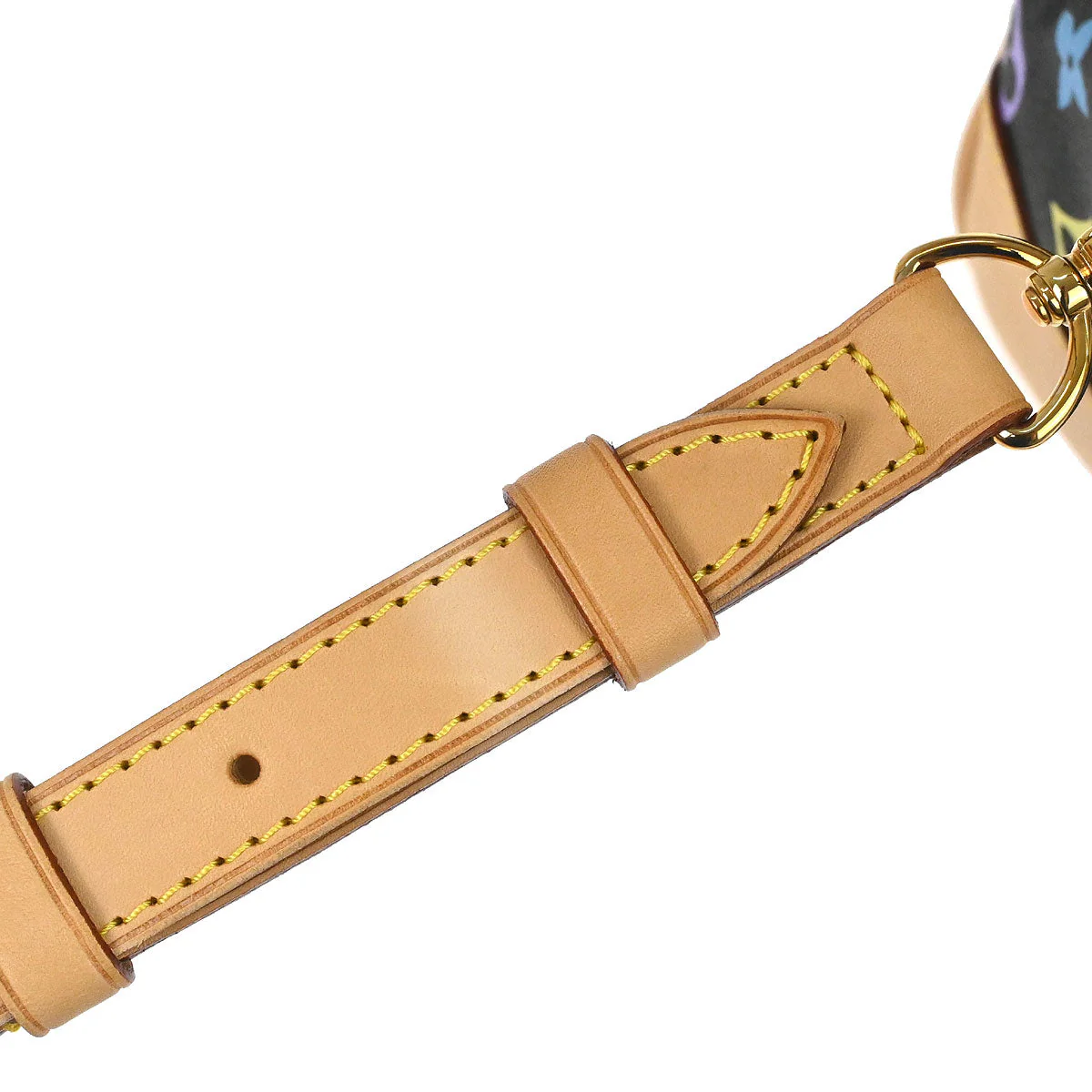 Louis Vuitton Black Multicolor Courtney MM Shoulder Handbag M45642 - Image 7