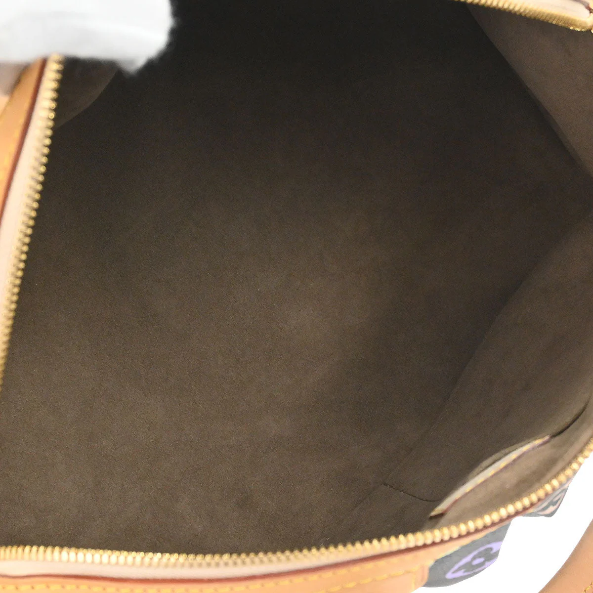 Louis Vuitton Black Multicolor Courtney MM Shoulder Handbag M45642 - Image 8