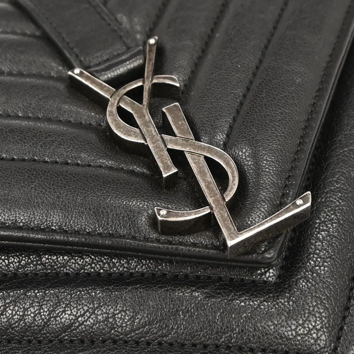 Saint Laurent Black College Medium 2way Shoulder Handbag - Image 5