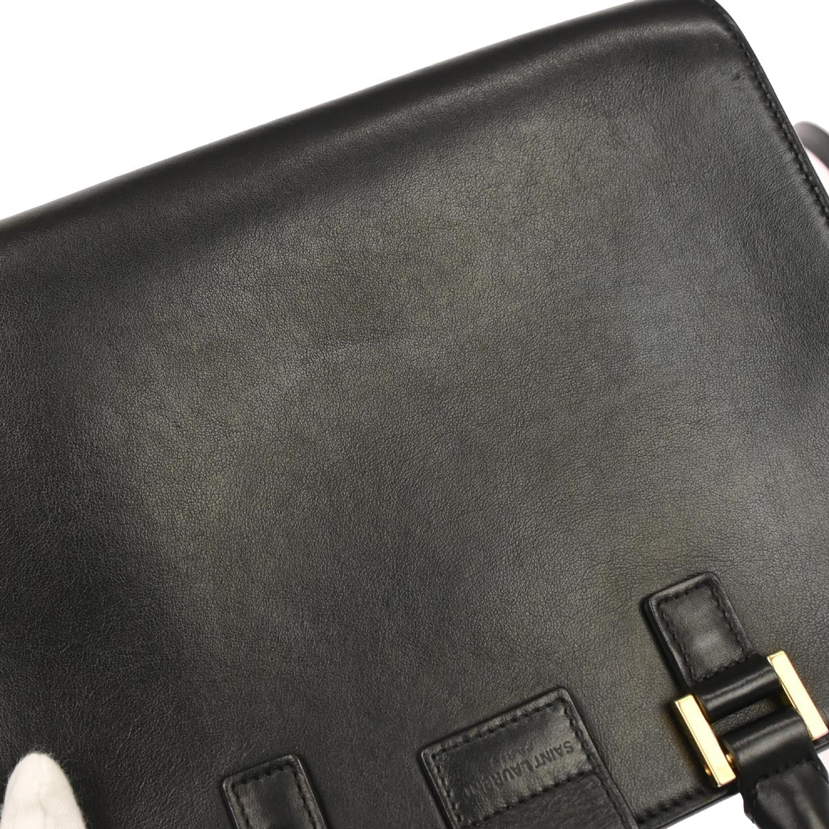 Saint Laurent Black Baby Cabas 2way Shoulder Handbag - Image 6