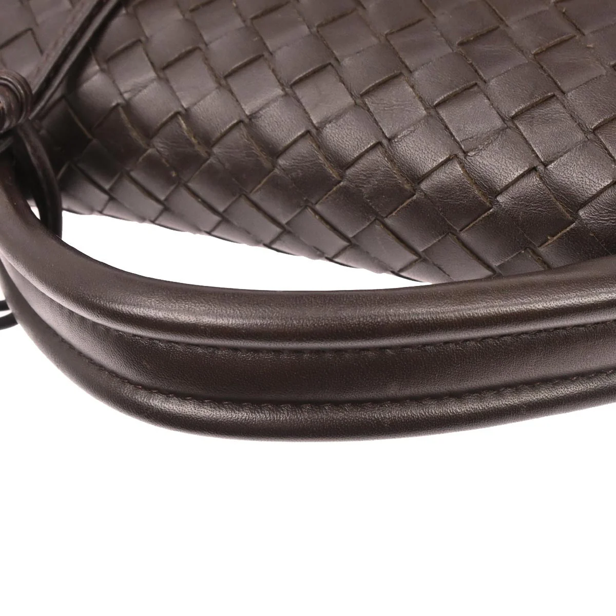 Bottega Veneta Brown Calfskin Intrecciato Briefcase Handbag - Image 3