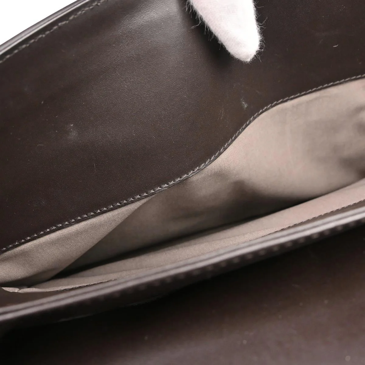 Bottega Veneta Brown Calfskin Intrecciato Briefcase Handbag - Image 8