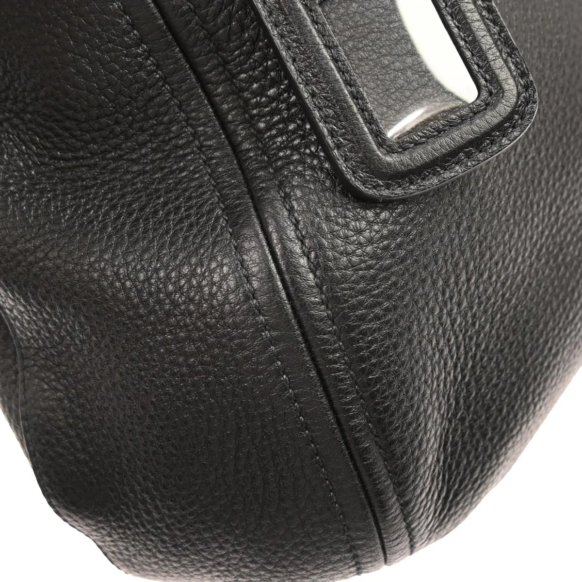 Prada Black Leather 2way Shoulder Handbag - Image 4