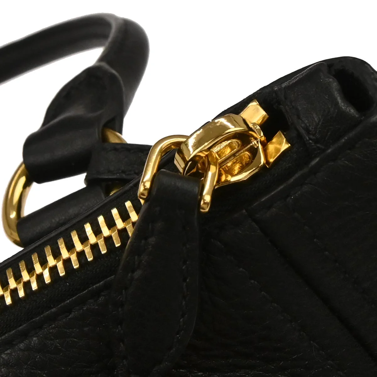 Prada Black Leather 2way Shoulder Handbag - Image 7