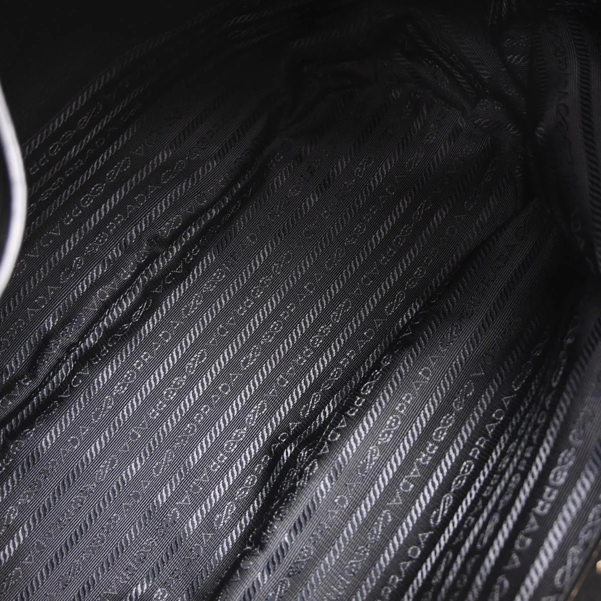 Prada Black Leather 2way Shoulder Handbag - Image 8