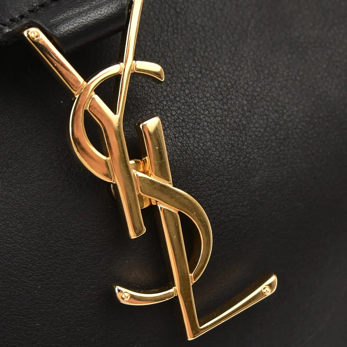 Saint Laurent Black Baby Cabas 2way Shoulder Handbag - Image 6