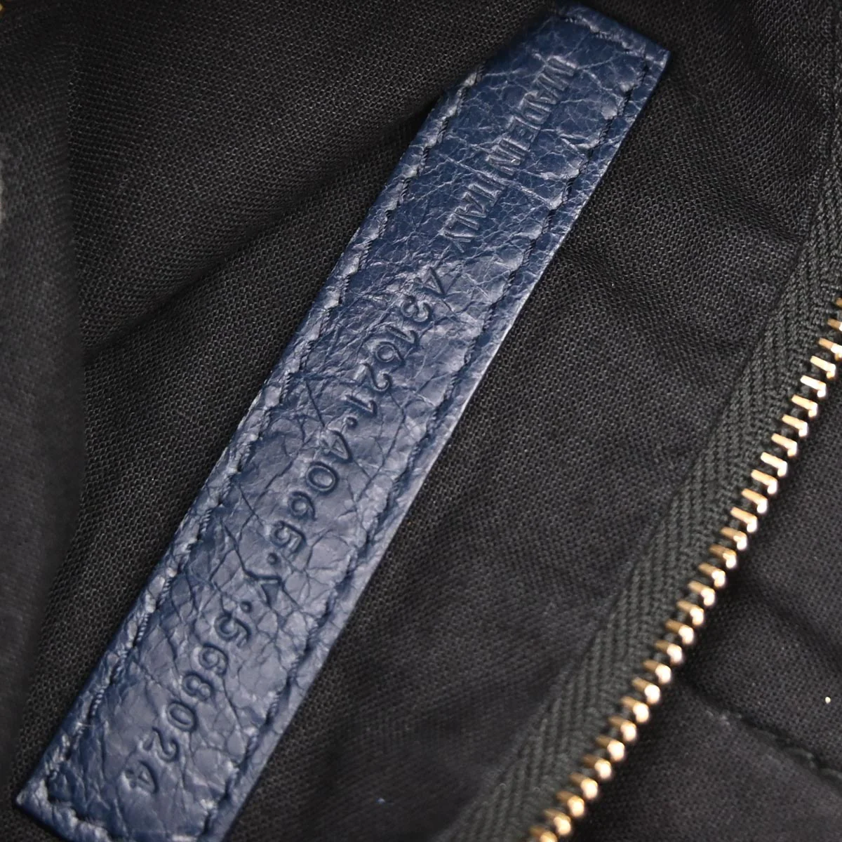 Balenciaga Navy Chevre City Small 2way Shoulder Handbag - Image 10