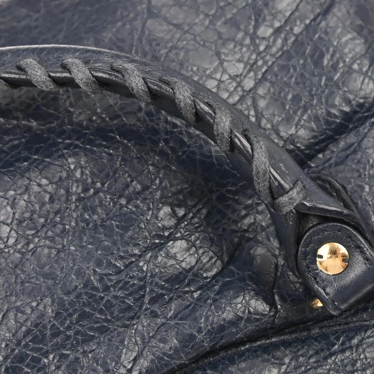 Balenciaga Navy Chevre City Small 2way Shoulder Handbag - Image 5