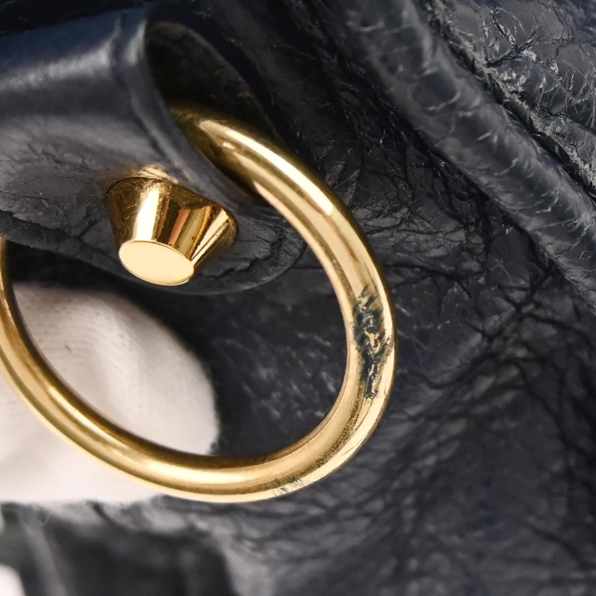 Balenciaga Navy Chevre City Small 2way Shoulder Handbag - Image 7