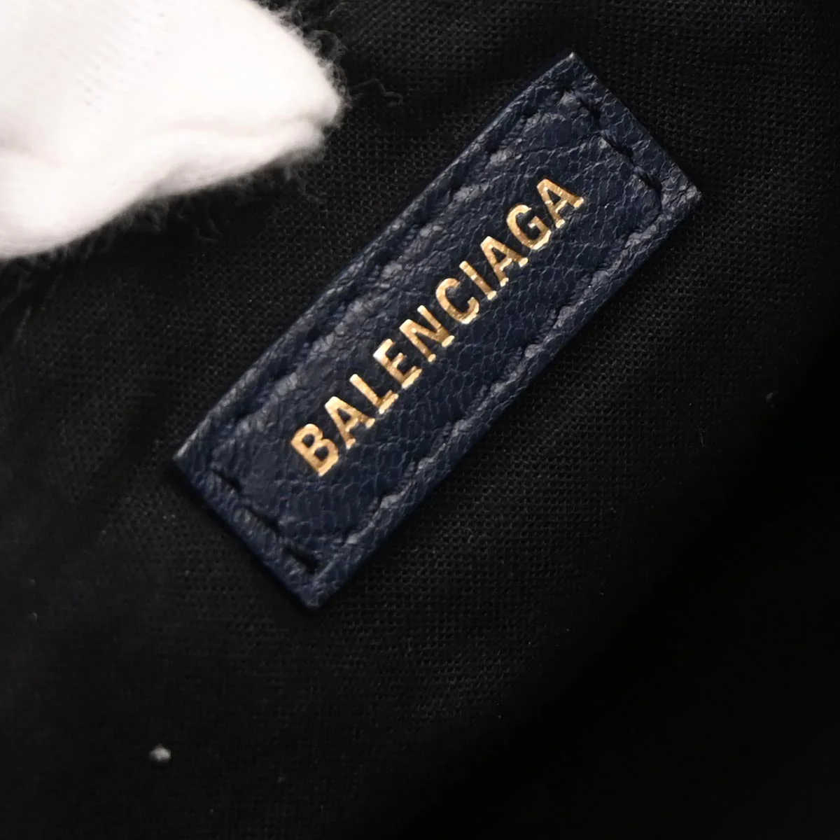 Balenciaga Navy Chevre City Small 2way Shoulder Handbag - Image 9