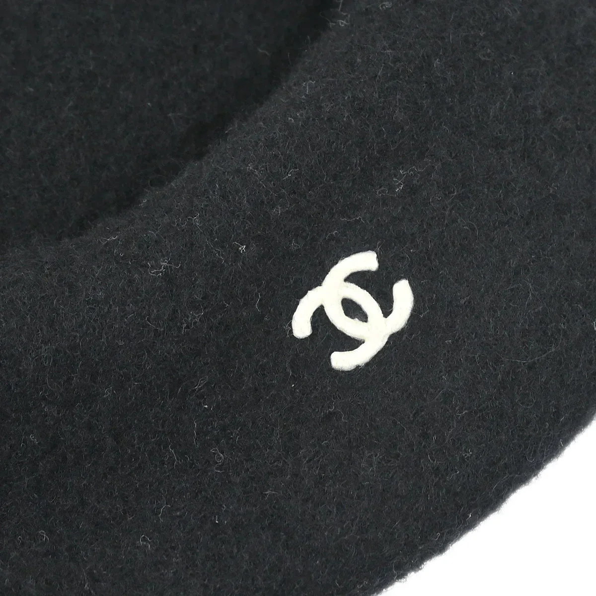Chanel Black Hat Beret #57 Small Good - Image 4