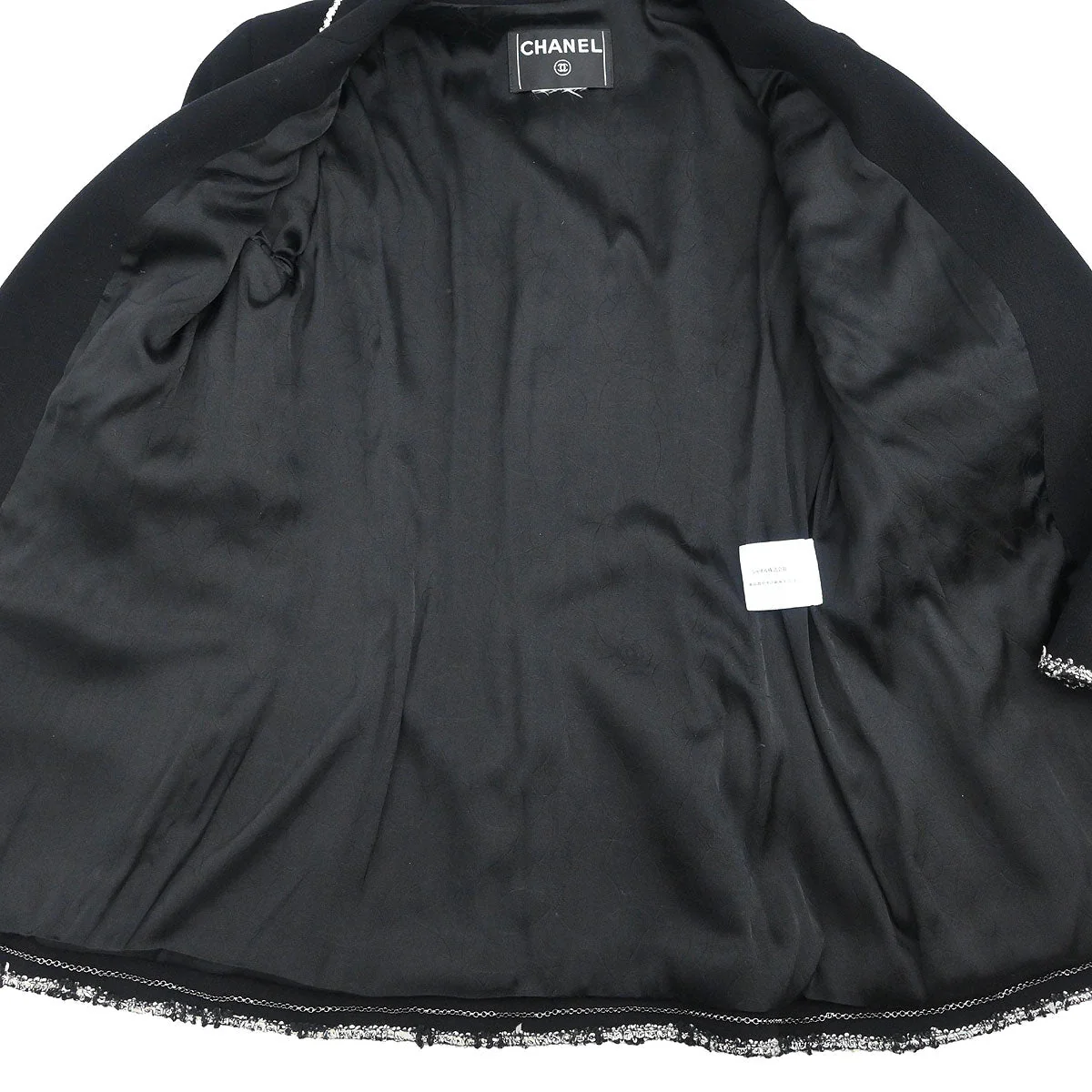 Chanel Emblem Single Breasted Jacket Black - Image 7