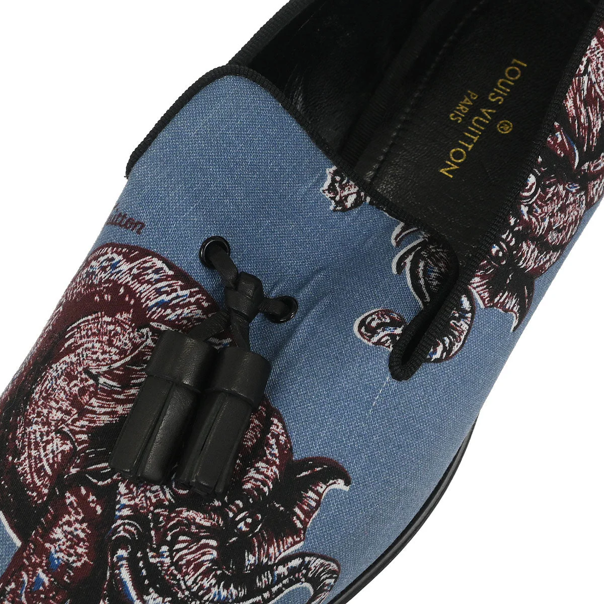 Louis Vuitton * Blue Loafers Shoes #5L - Image 5