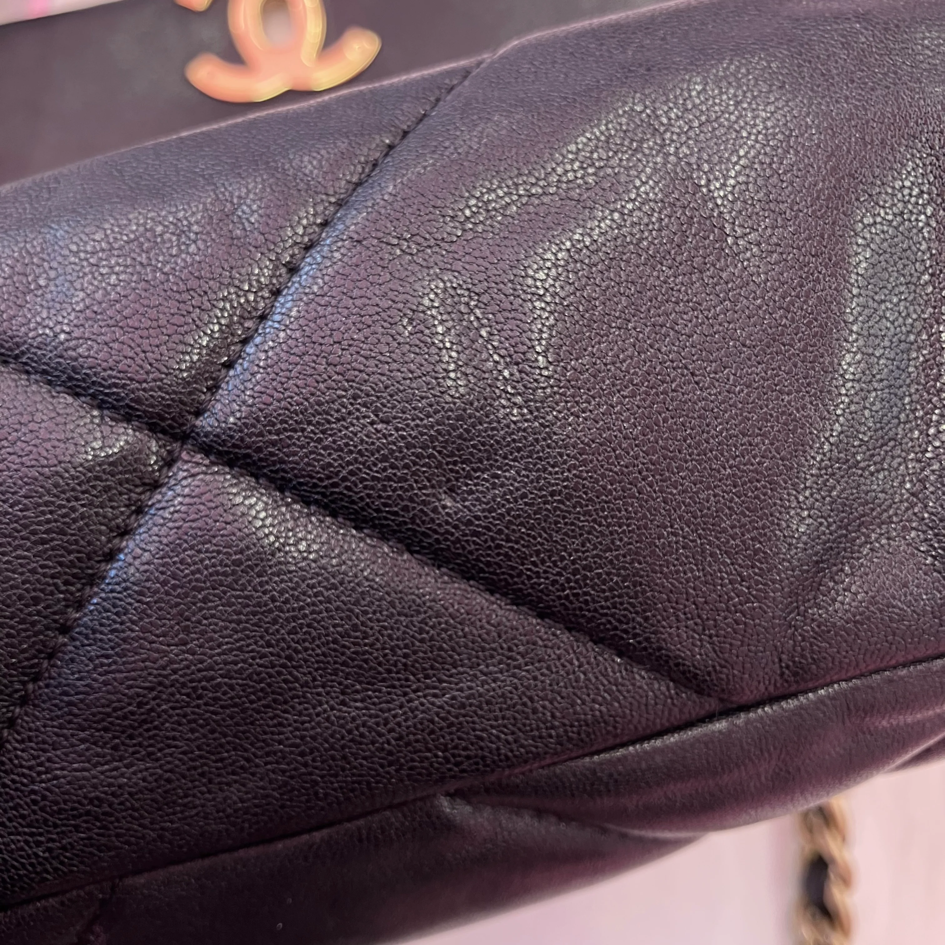 Chanel 2019 Black Calfskin Chanel 19 Dix-neuf 2way Handbag - Image 12