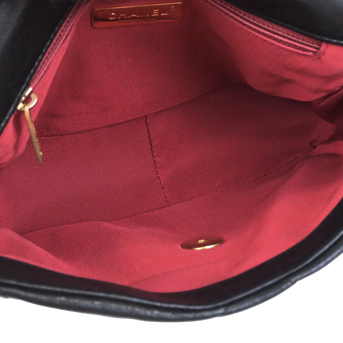 Chanel 2019 Black Calfskin Chanel 19 Dix-neuf 2way Handbag - Image 8