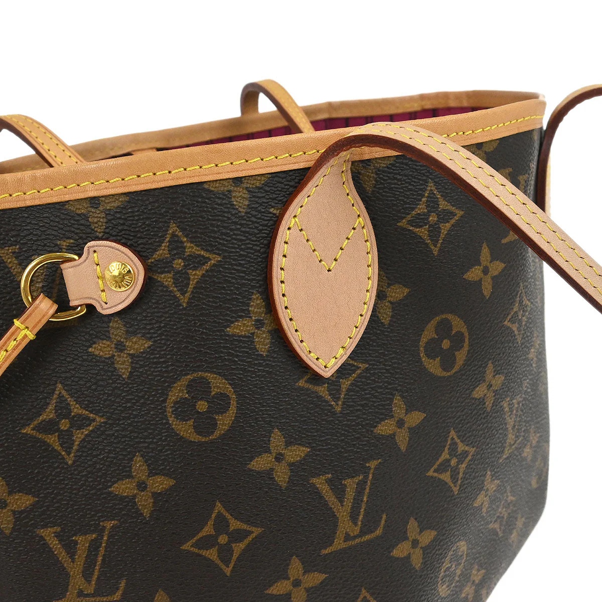 Louis Vuitton Pink Monogram Neverfull NM PM Tote Handbag M41245 - Image 6