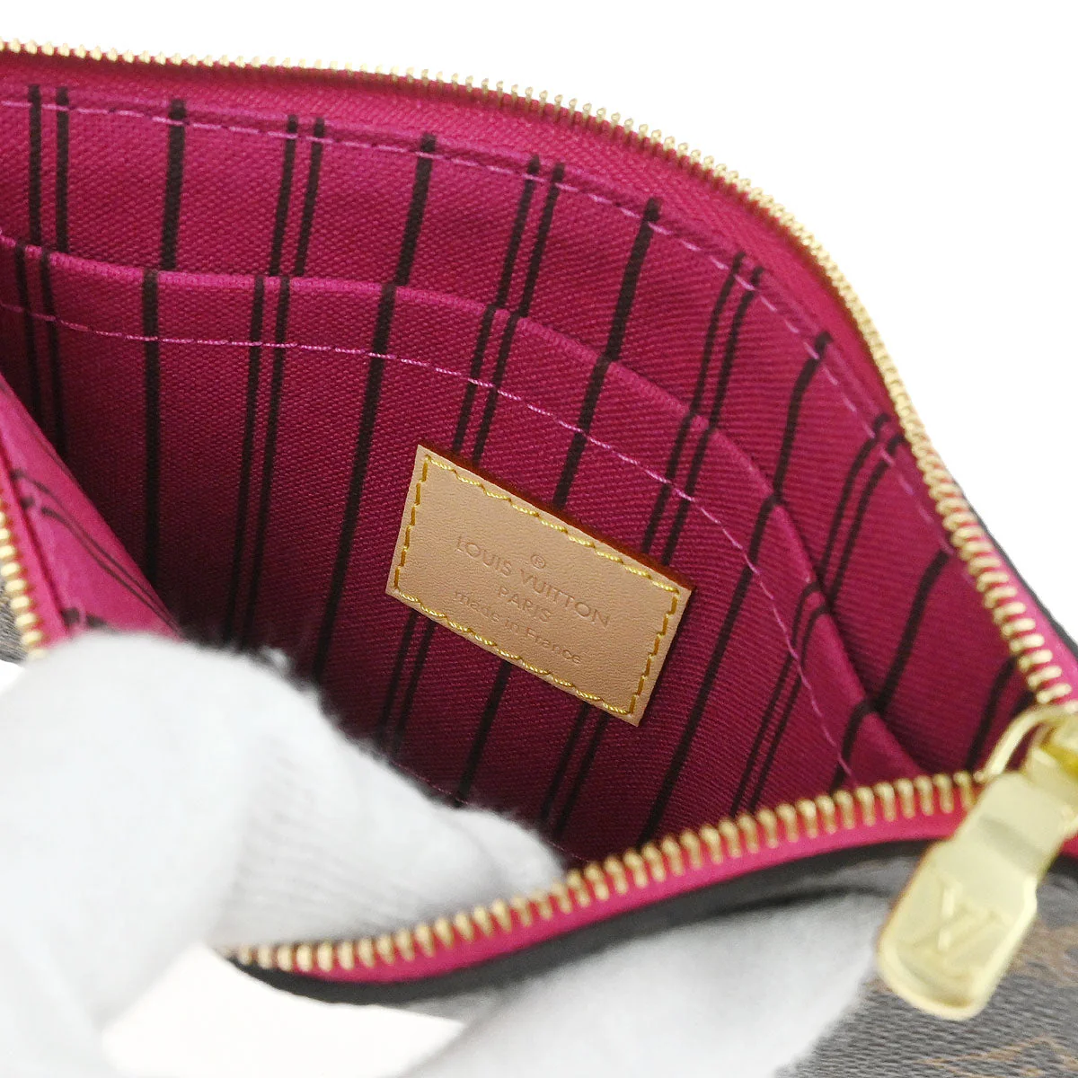 Louis Vuitton Pink Monogram Neverfull NM PM Tote Handbag M41245 - Image 7