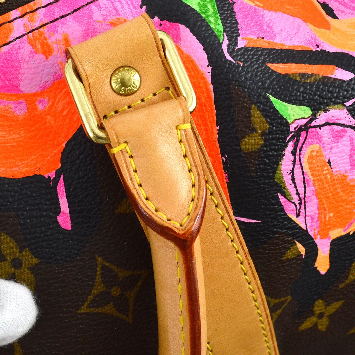 Louis Vuitton 2008 Monogram Rose Keepall 50 M48605 - Image 6