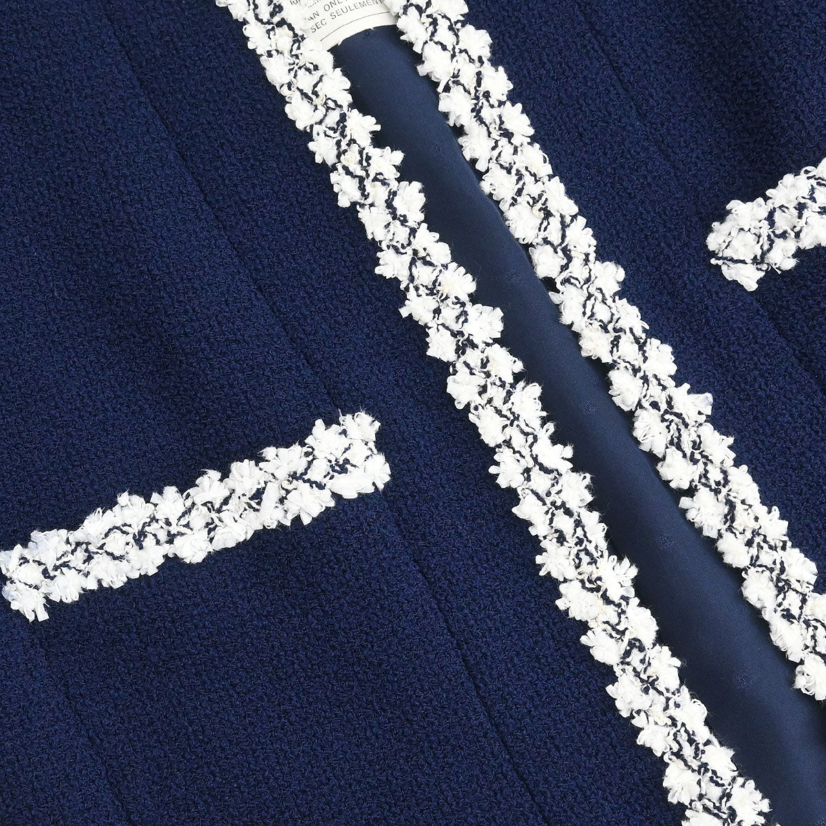 Chanel 1995 Setup Suit Jacket Dress Navy #40 - Image 5