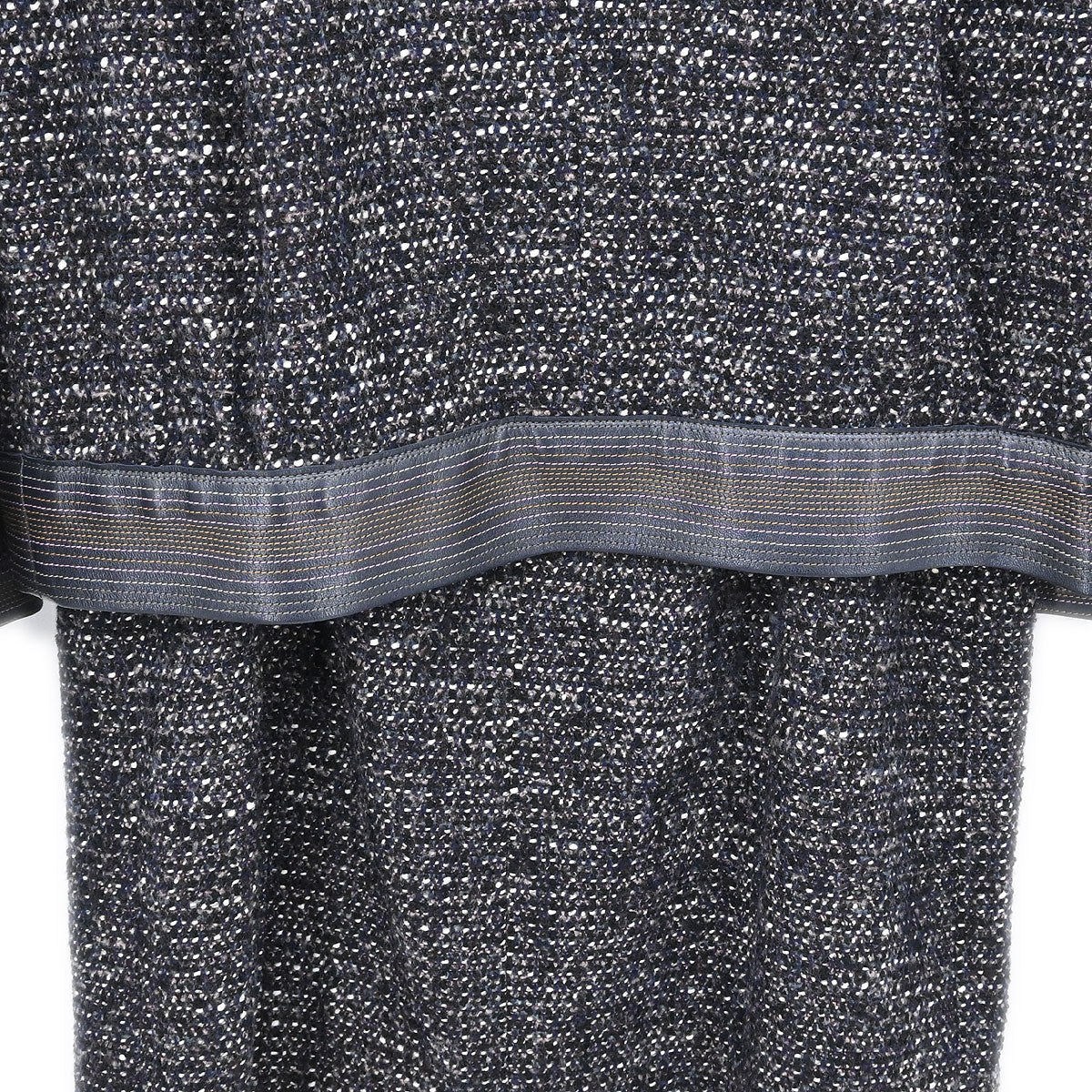 Chanel 2004 Setup Suit Jacket Dress Tweed Black #40 - Image 4