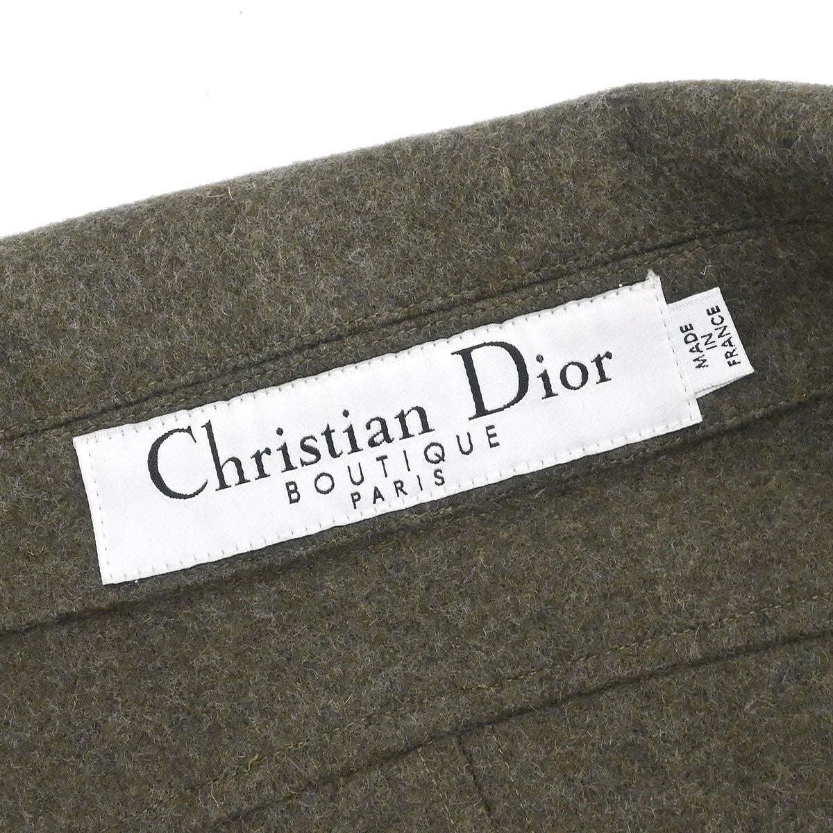 Christian Dior 2006 Single Breasted Jacket Khaki #38 - Image 9