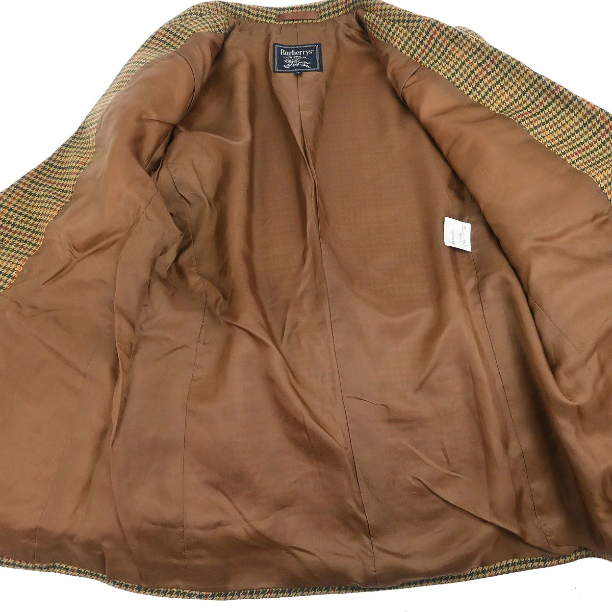 Burberrys Setup Suit Jacket Skirt Brown #40–42 - Image 5