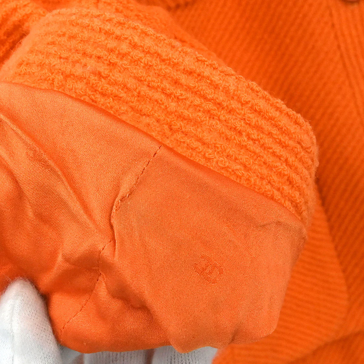 Chanel 1995 Setup Suit Jacket Skirt Orange #40 - Image 5