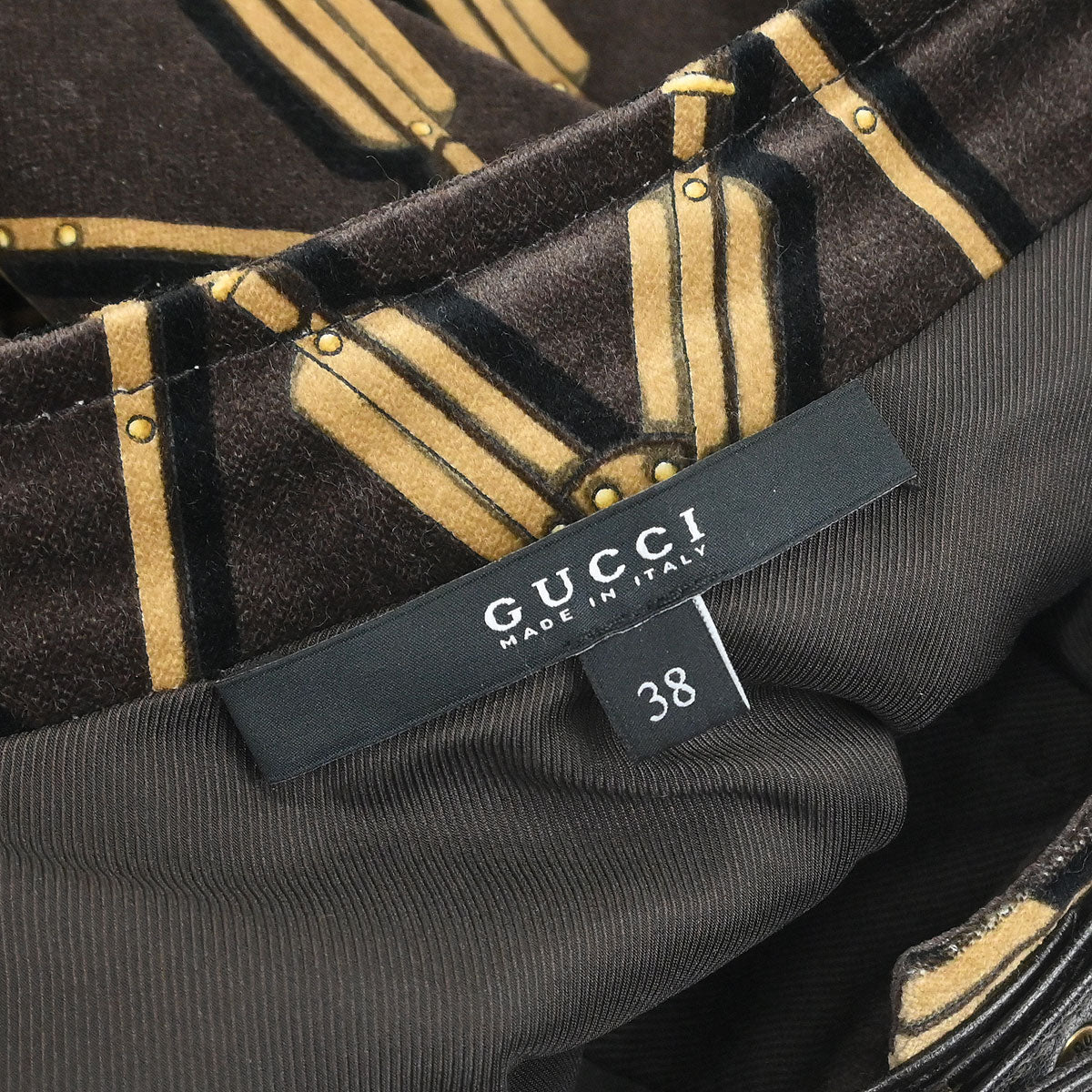 Gucci 2008 Short Sleeve Dress Brown #38 - Image 9
