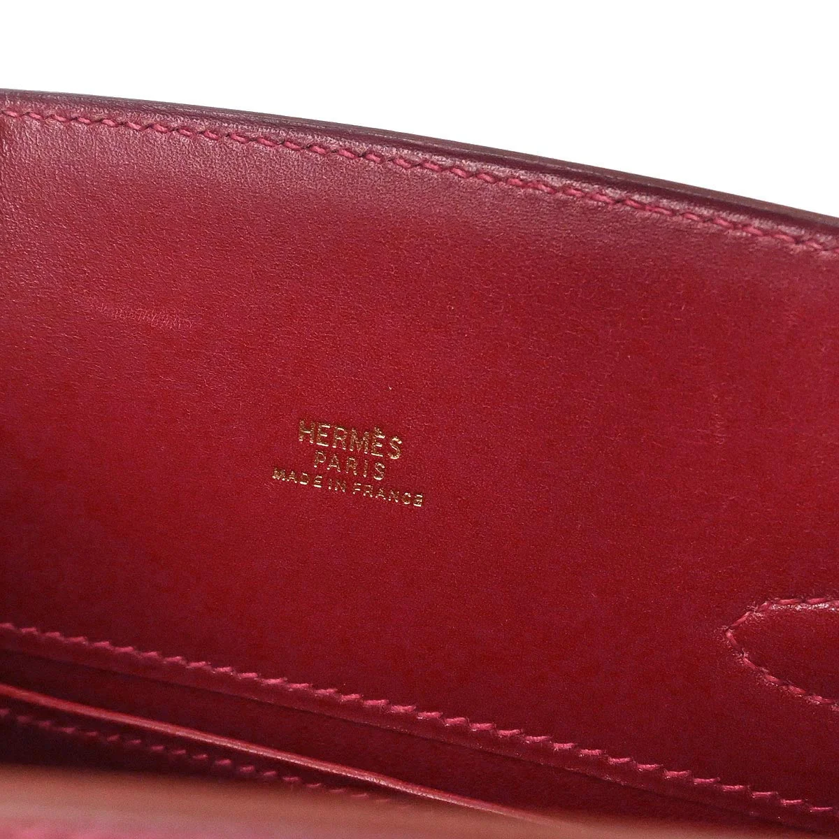 Hermes Rouge Garance Box Calf Kelly Sport PM Shoulder Bag - Image 7
