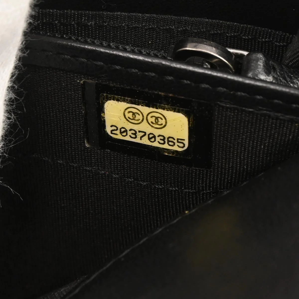 Boy Chanel 2014-2015 Black Lambskin Chain WOC Shoulder Bag - Image 10