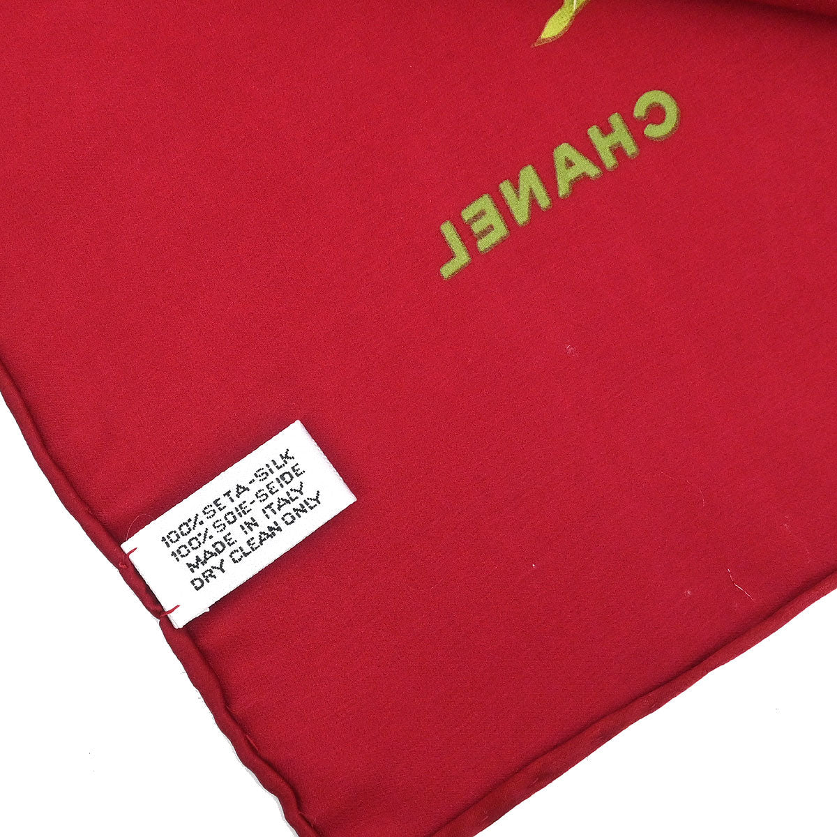 Chanel Red Scarf Small Good - Image 4