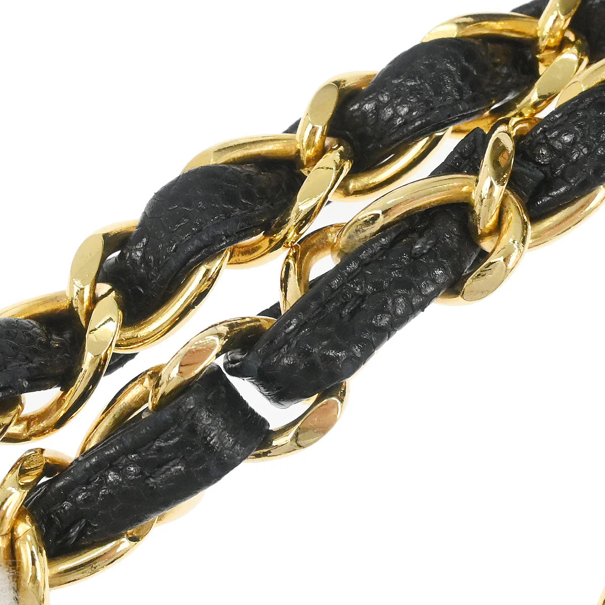 Chanel 1991-1994 Black Caviar Skin Chevron Maxi Classic Flap Shoulder Bag - Image 6