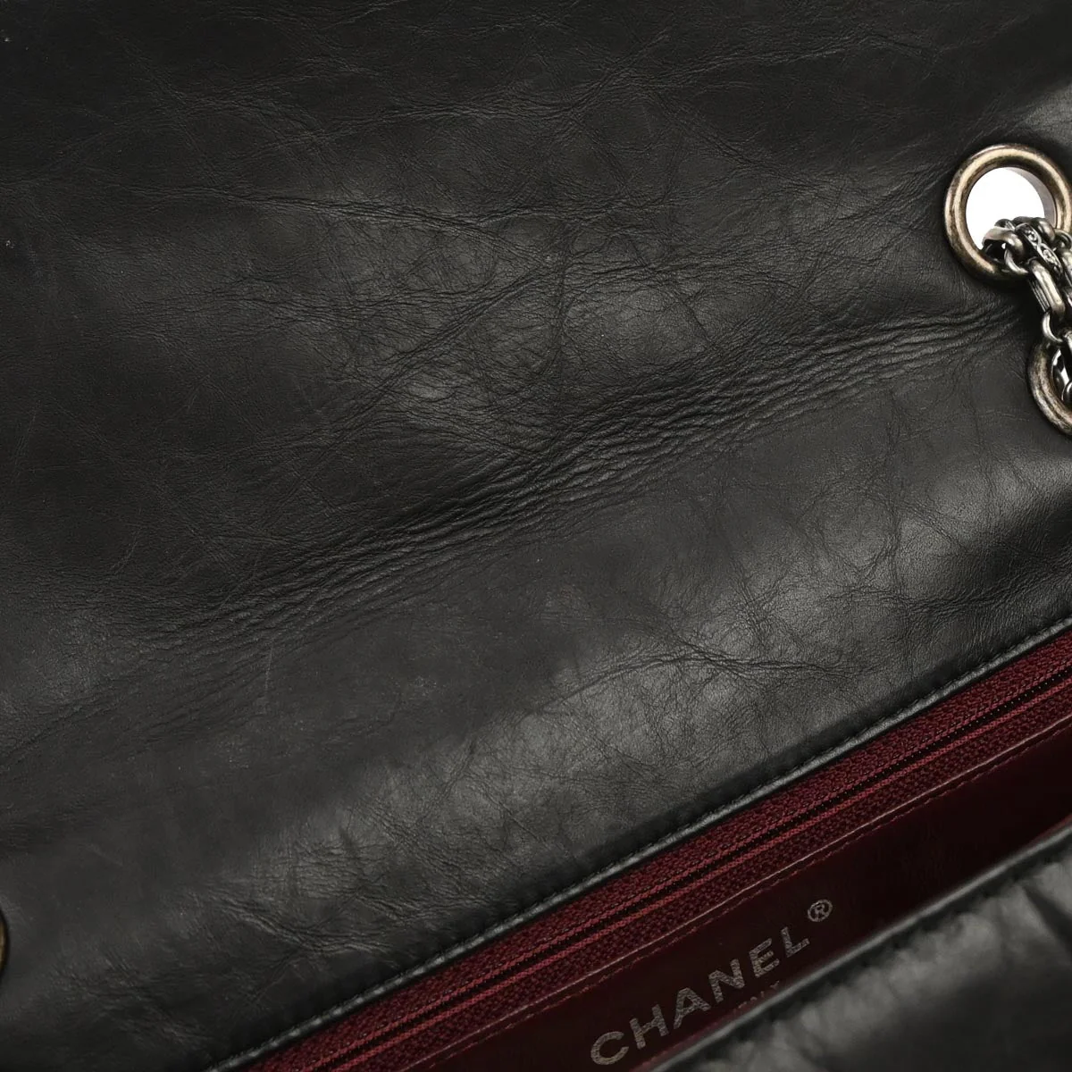 Chanel 2011 Black Calfskin Mademoiselle Lock Shoulder Bag - Image 6