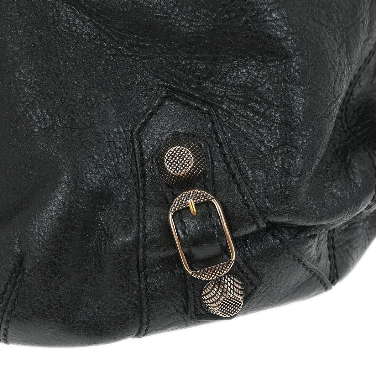 Balenciaga Black Pompon 2way Shoulder Handbag - Image 4