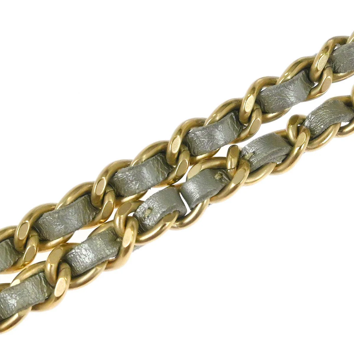 Chanel 2012-2013 Gold Perforated Calfskin French Riviera Shoulder Bag - Image 5