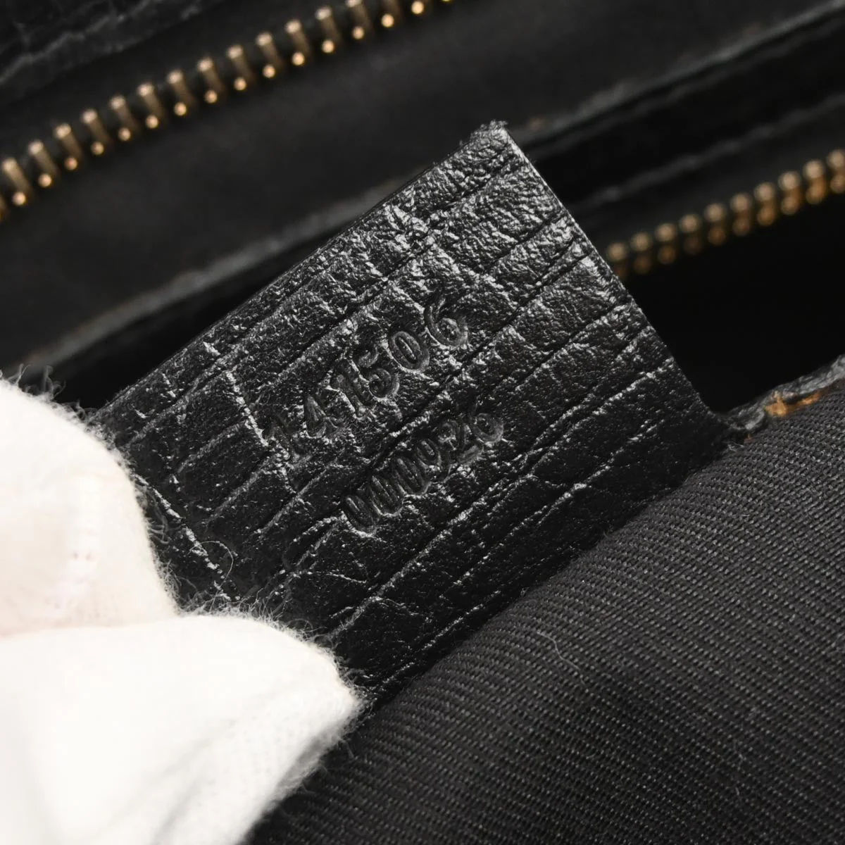 Gucci Black Canvas GG Shoulder Bag - Image 10