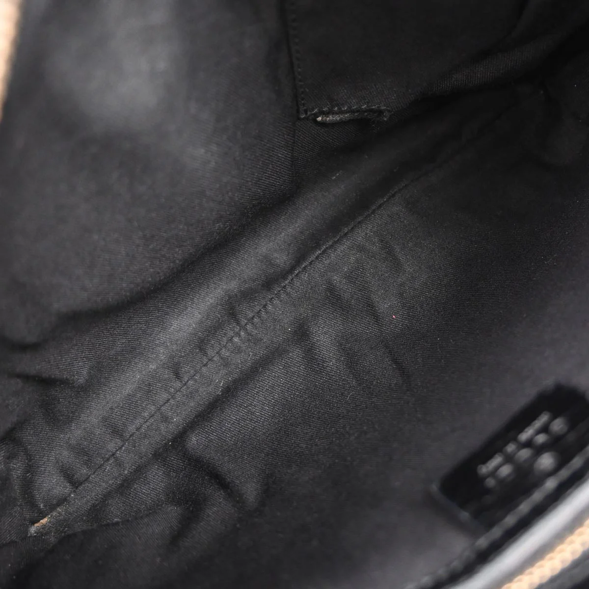 Gucci Black Canvas GG Shoulder Bag - Image 8