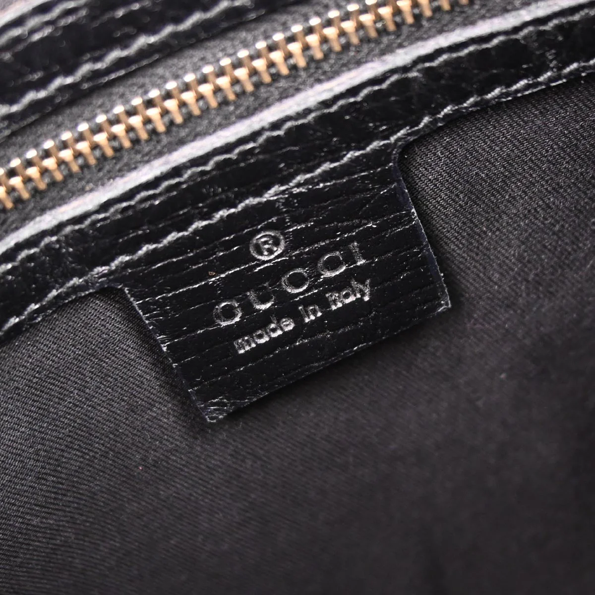 Gucci Black Canvas GG Shoulder Bag - Image 9